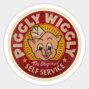 Hot Design Piggly Wiggly Sticker